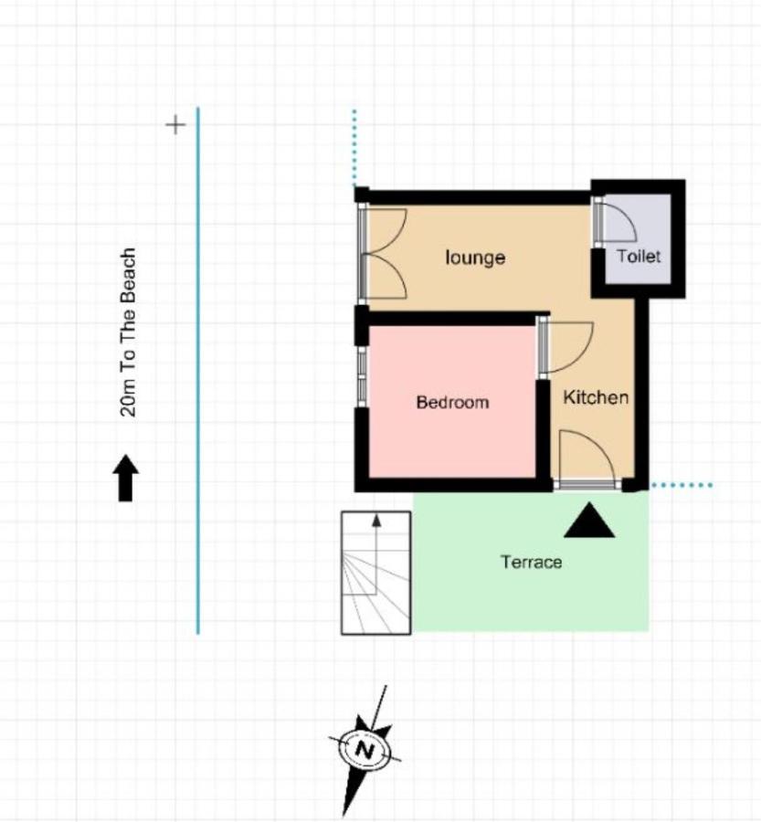 Kaminaki Beachfront Apartments Nisaki  Zewnętrze zdjęcie